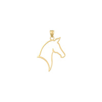 10k Horse Head Pendant-10D4384