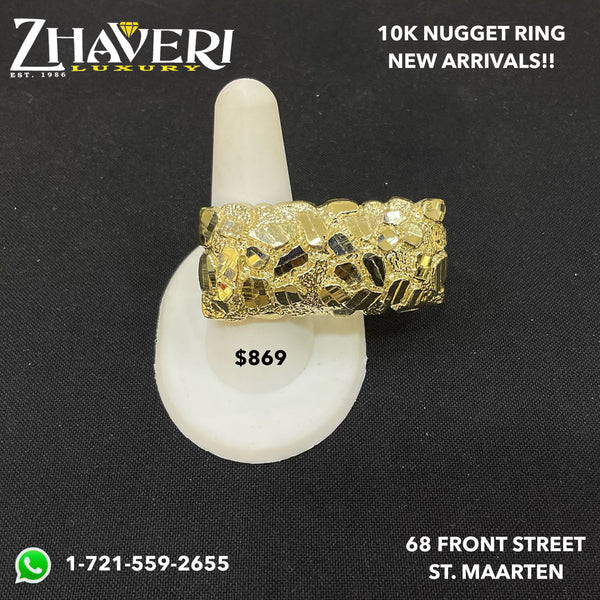 10K NUGGET RING NEW ARRIVALS!!