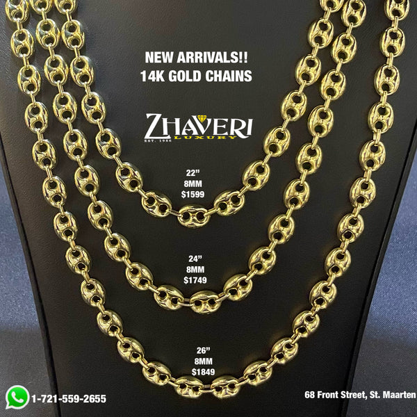 NEW ARRIVALS!! 14K GOLD CHAINS!