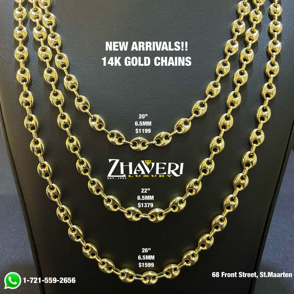 NEW ARRIVALS!! 14K GOLD CHAINS!