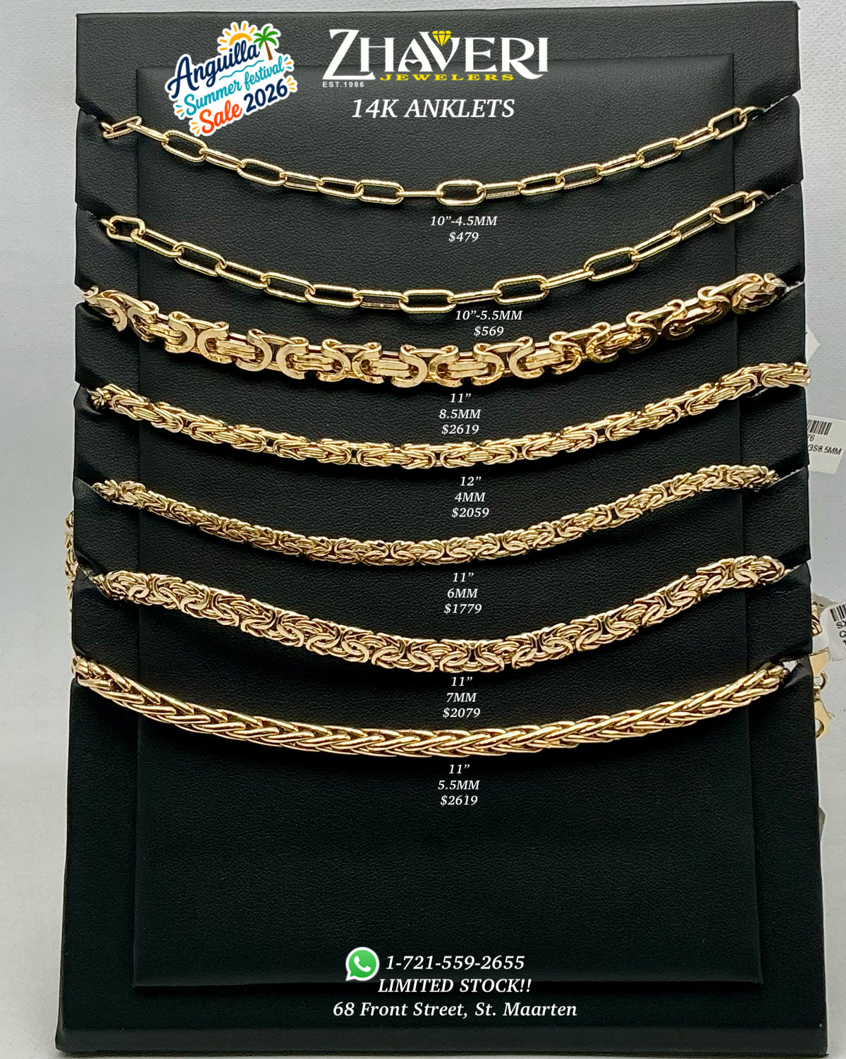 Kingslink Anklets