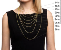 14K 36 inch 2.75mm Regular Rope with Lobster Clasp Chain-021S-36