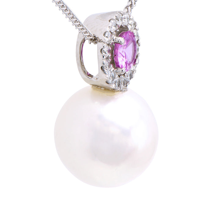 PEARL & DIAMOND PENDANT