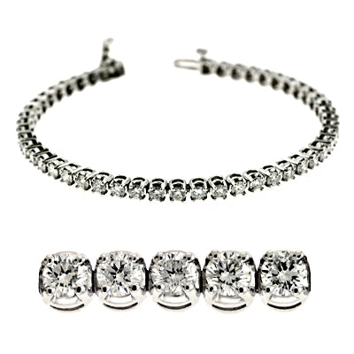 White Gold Diamond Bracelet - B4043-11WG