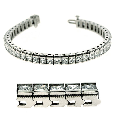 White Gold Diamond Bracelet - B4045-3.7W