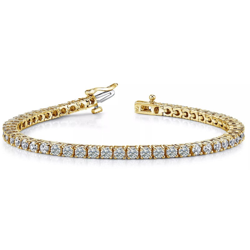 Diamond Tennis Bracelet - B4107-2YG