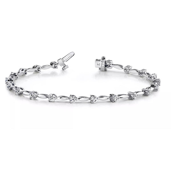 Diamond Tennis Bracelet - B4118-1WG