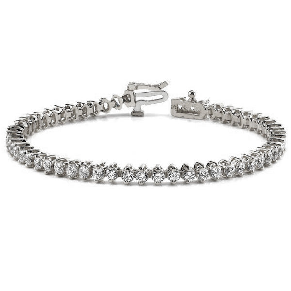 White Gold Diamond Bracelet - B4335-4WG