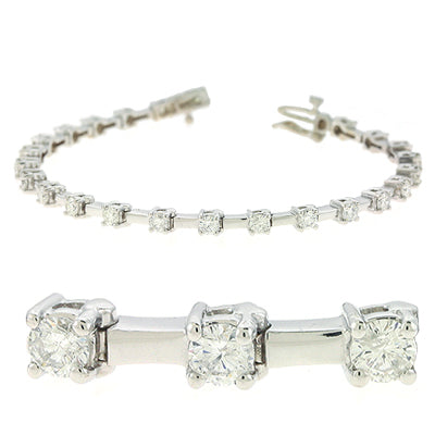 Diamond Tennis Bracelet - B4346-2WG