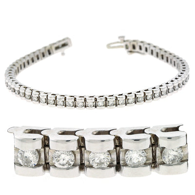 Diamond Tennis Bracelet - B4347-2WG