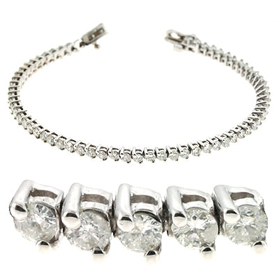 Diamond Tennis Bracelet - B4359-1.3WG