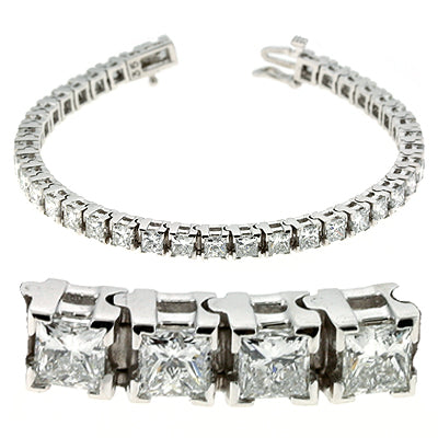 White Gold Diamond Bracelet - B4395-3.5MWG