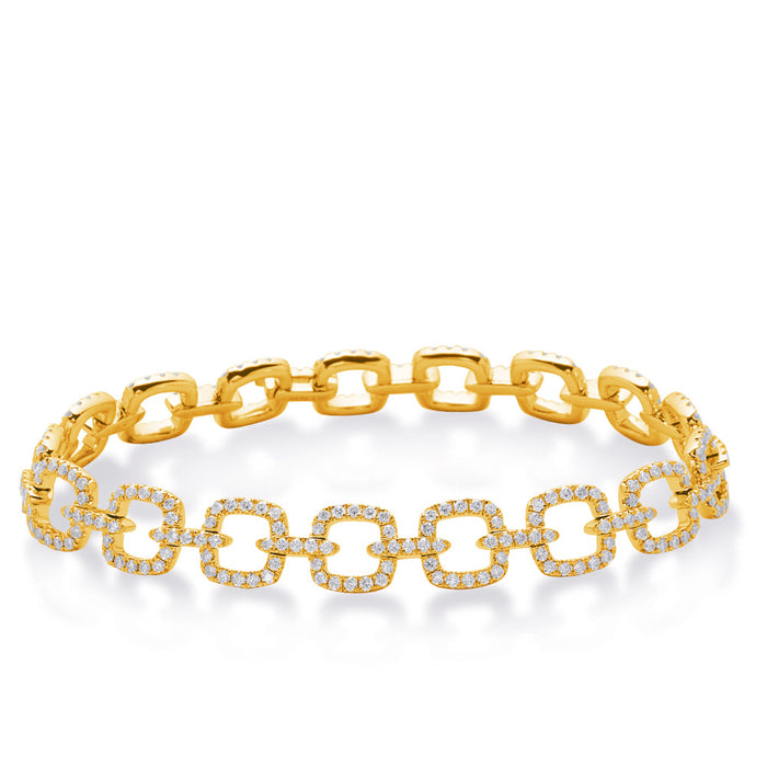 Yellow Gold Diamond Bracelet - B4417YG