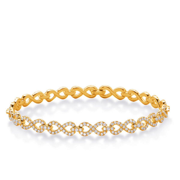 Yellow Gold Diamond Bracelet - B4418YG