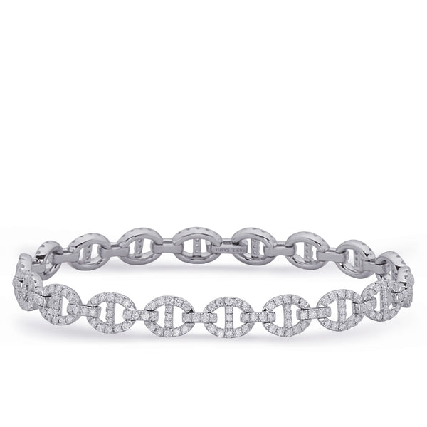 White Gold Diamond Bracelet - B4421WG