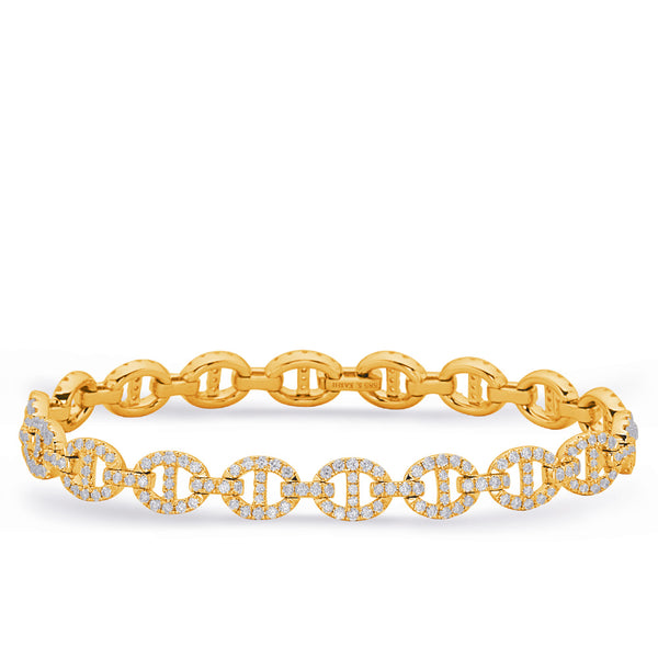 Yellow Gold Diamond Bracelet - B4421YG