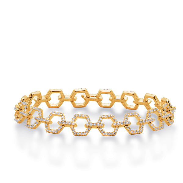 Yellow Gold Diamond Bracelet - B4426YG