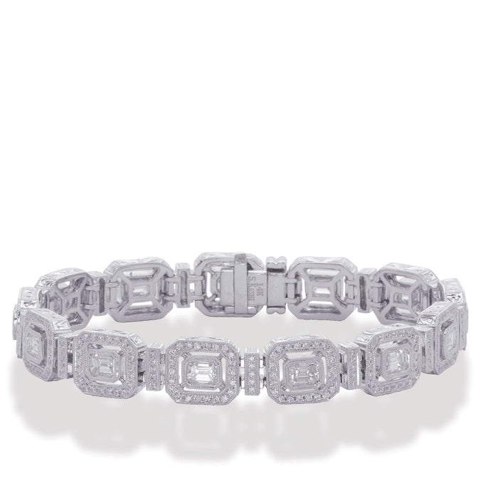 White Gold Diamond Bracelet - B4427WG