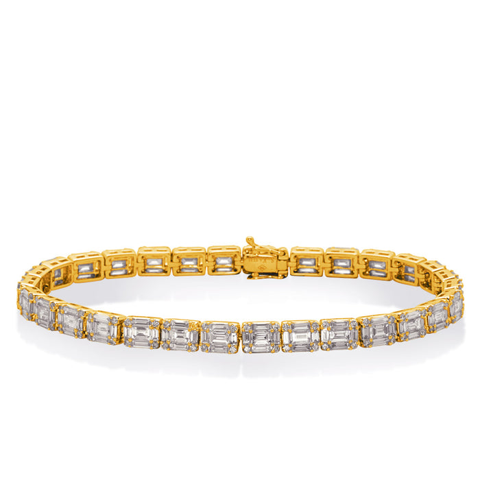 Yellow Gold Diamond Bracelet - B4470YG