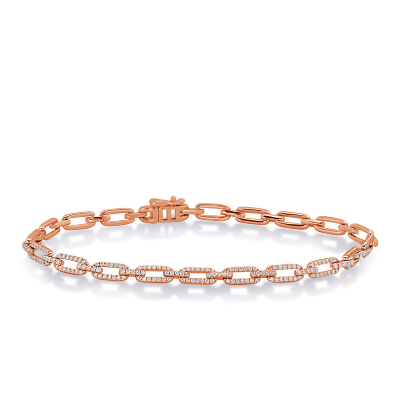 Rose Gold Diamond Bracelet - B4499RG