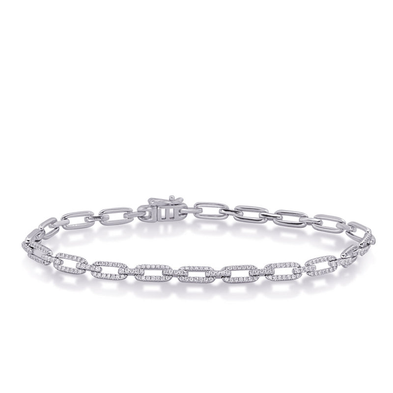 White Gold Diamond Bracelet - B4499WG