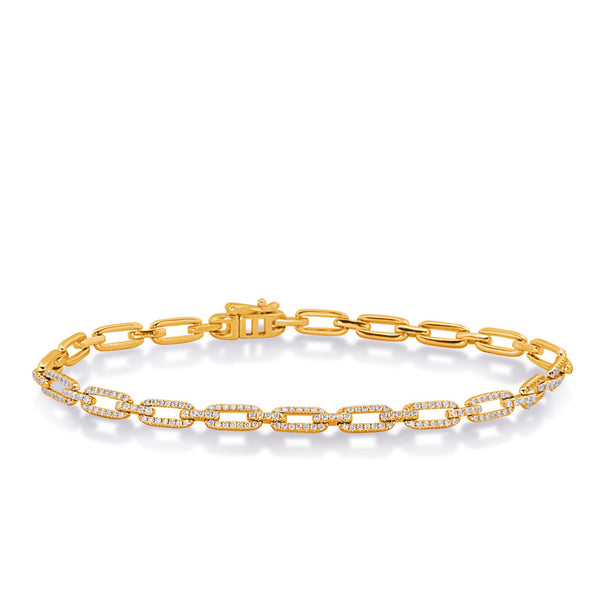 Yellow Gold Diamond Bracelet - B4499YG