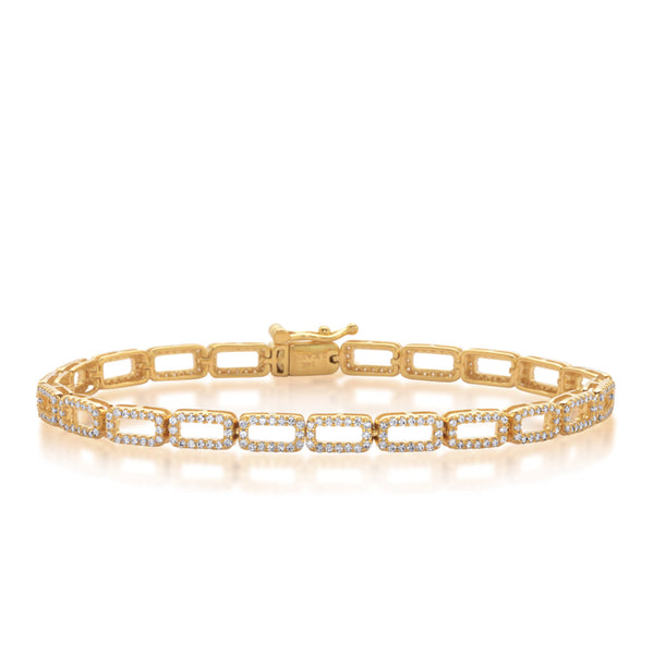 Yellow Gold Diamond Bracelet - B4503YG