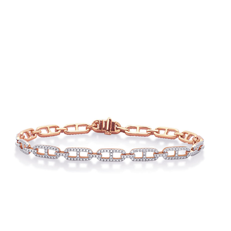 Rose Gold Diamond Bracelet - B4506RG