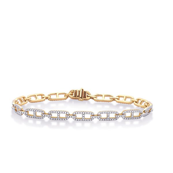 Yellow Gold Diamond Bracelet - B4506YG