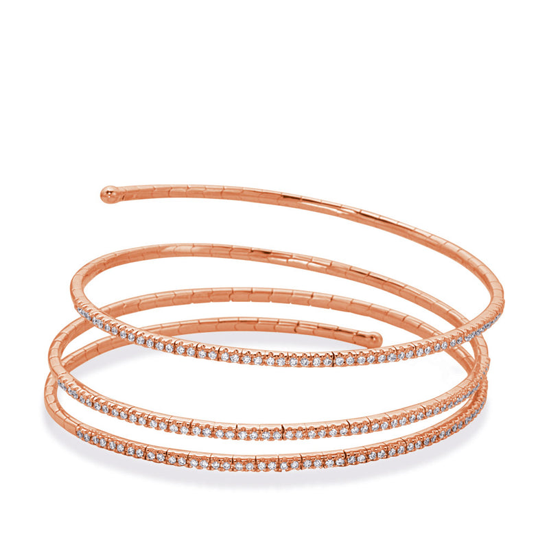 Rose Gold Diamond Bracelet - B4513RG