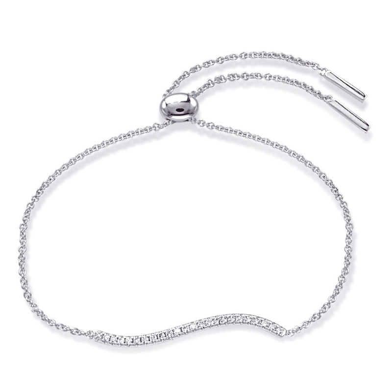 White Gold Diamond Bracelet - B4517WG