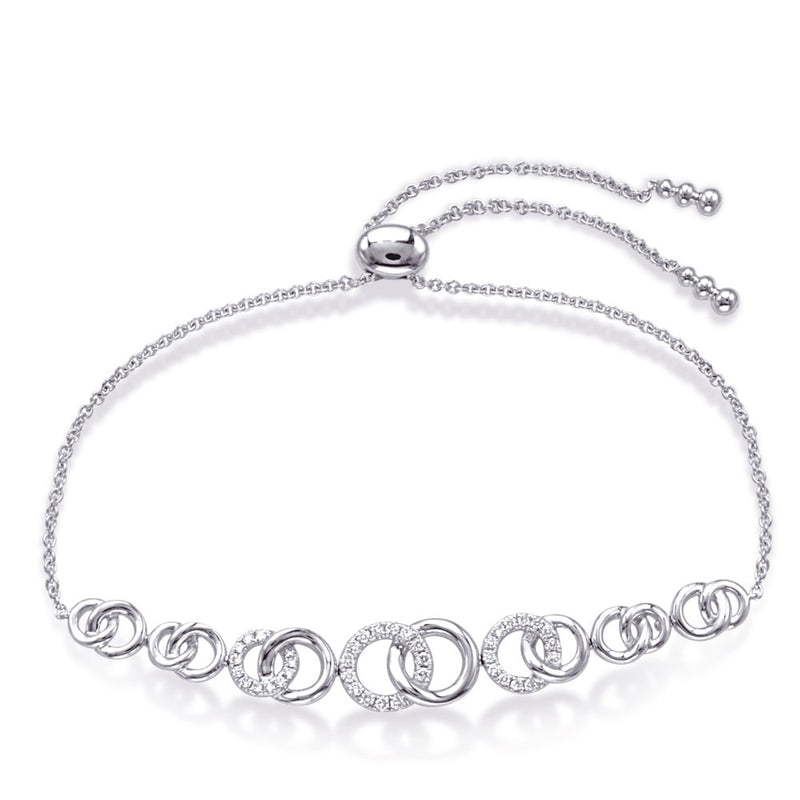 White Gold Diamond Bracelet - B4521WG