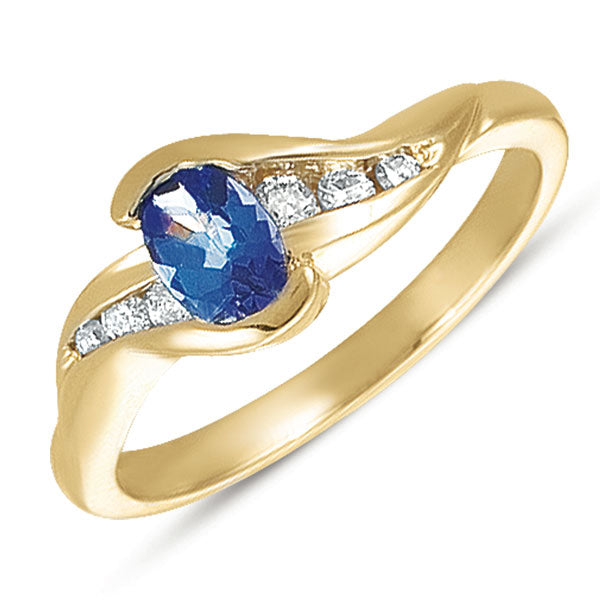 Tanzanite & Diamond Ring - C5224-TYG