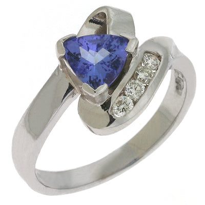 Tanzanite & Diamond Ring - C5449-TWG