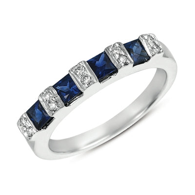 Sapphire & Diamond Ring - C5538-SWG