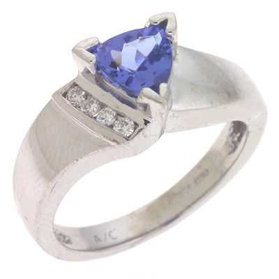 Tanzanite & Diamond Ring - C5548-TWG