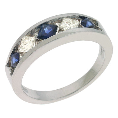 Sapphire & Diamond Ring - C5597-SWG