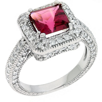 Pink Tourmaline & Diamond Ring - C5755-PTWG