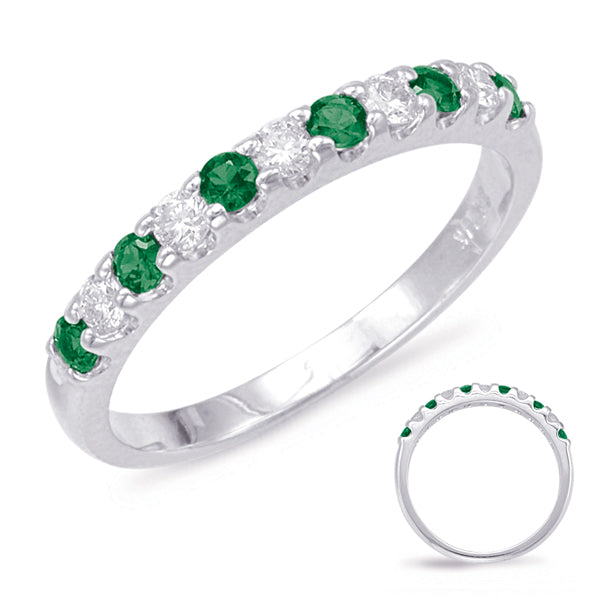 Emerald & Diamond Ring - C6708-EWG