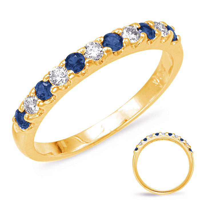 Sapphire & Diamond Band - C6708-SYG