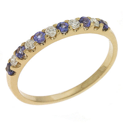 Tanzanite & Diamond Ring - C6708-TYG