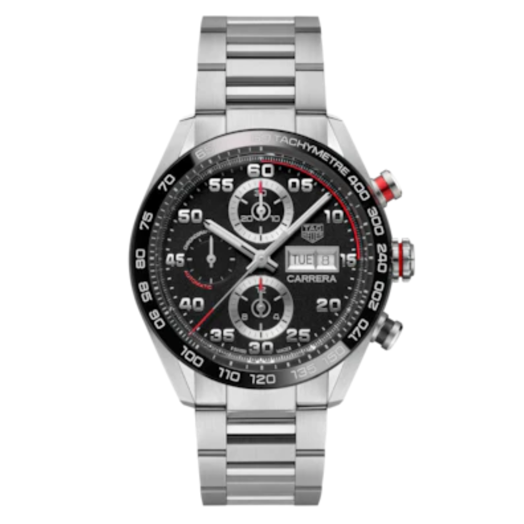 TAG HEUER CARRERA AUTOMATIC CHRONOGRAPH  : REF : CBN2A1AA.BA0643