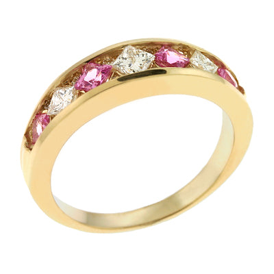 Pink Sapphire & Diamond Ring - CX5282-SP