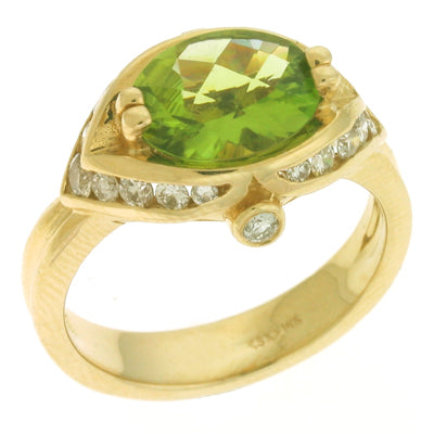 Peridot & Diamond Ring - CX5600-P
