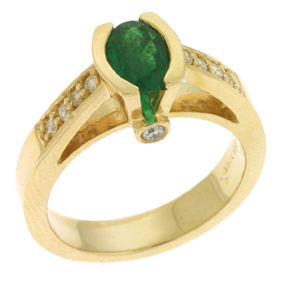 Emerald & Diamond Ring - CX5683-E
