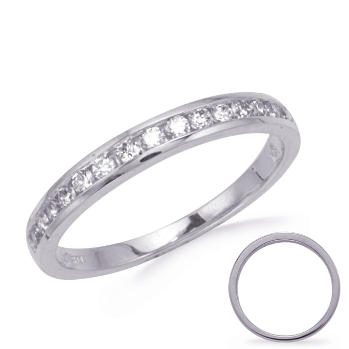 Channel Set Diamond Band - D0295WG