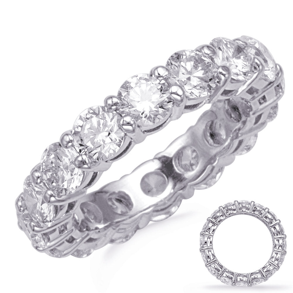 Platinum Shared Prong Eternity Band - D3008-5PL