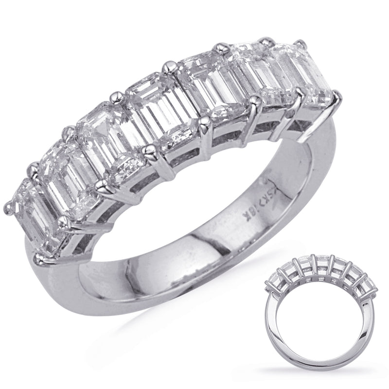 Emerald Cut Diamond Band - D3117-PL