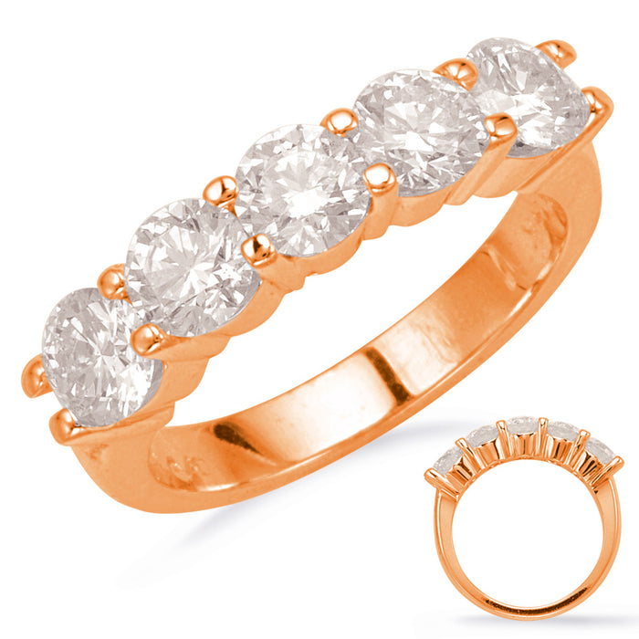 Rose Gold Diamond Band - D3124RG