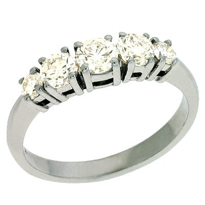 White Gold Diamond Ring  # D3176WG - Zhaveri Jewelers